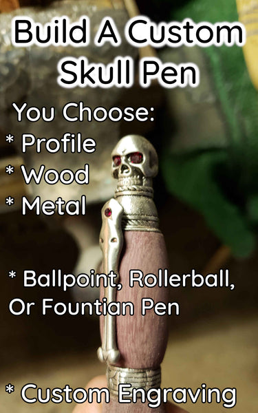 Load image into Gallery viewer, Custom Skull Pen
